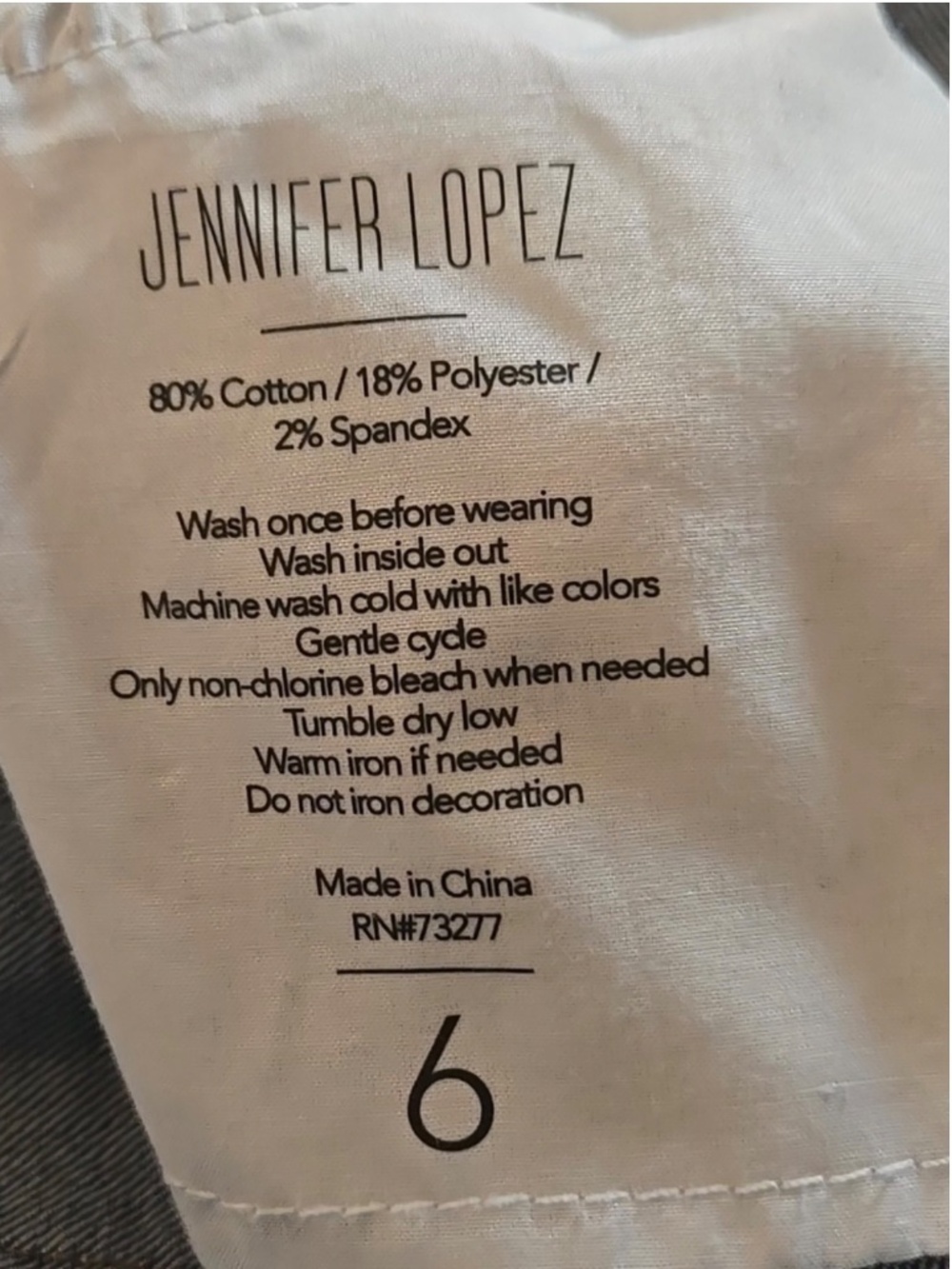 Jennifer Lopez Capri Jeans - Picture 2 of 6